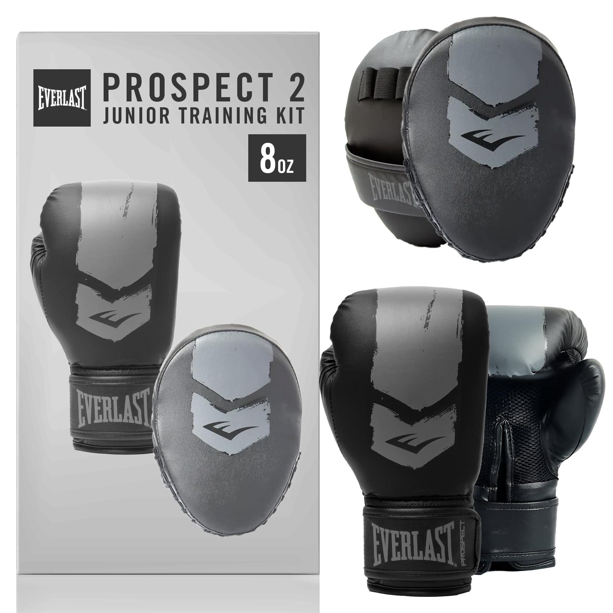Everlast Unisex Youth Prospect rękawice bokserskie i rękawiczki zestaw startowy