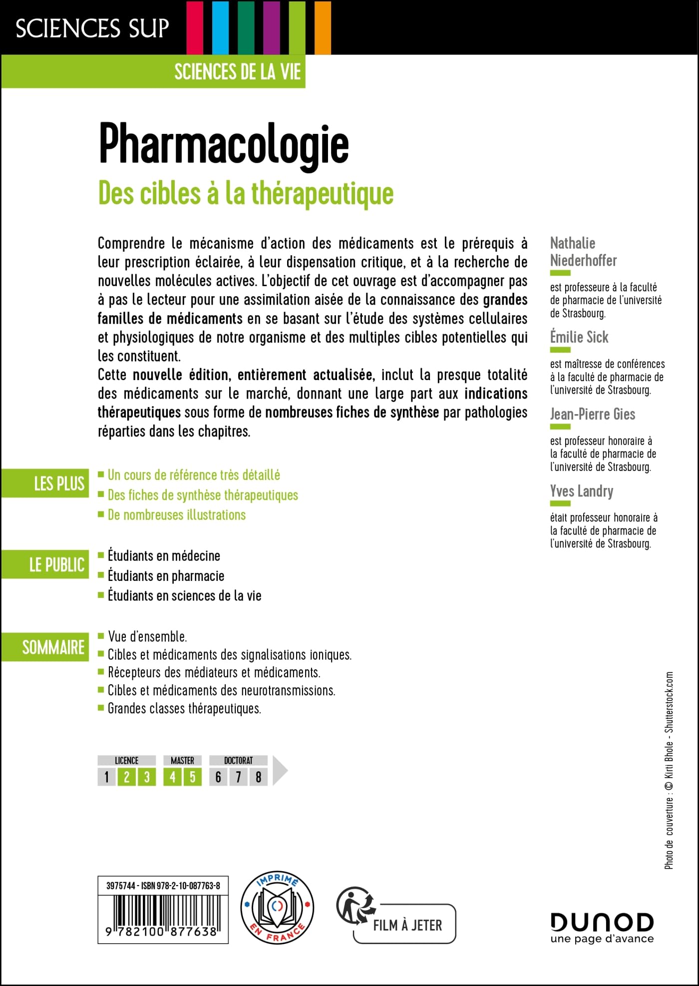 Pharmacologie - 5e éd.: Des cibles à la thérapeutique