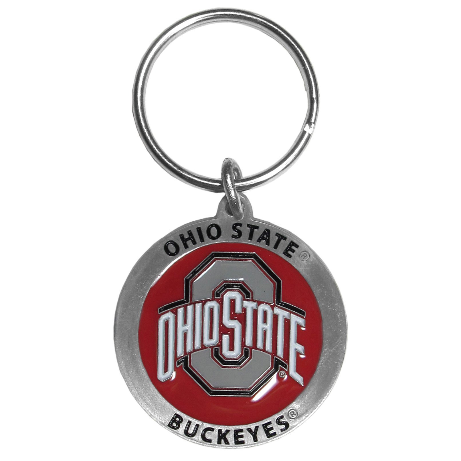 Siskiyou NCAA unisex-adult Carved Metal Key Chain