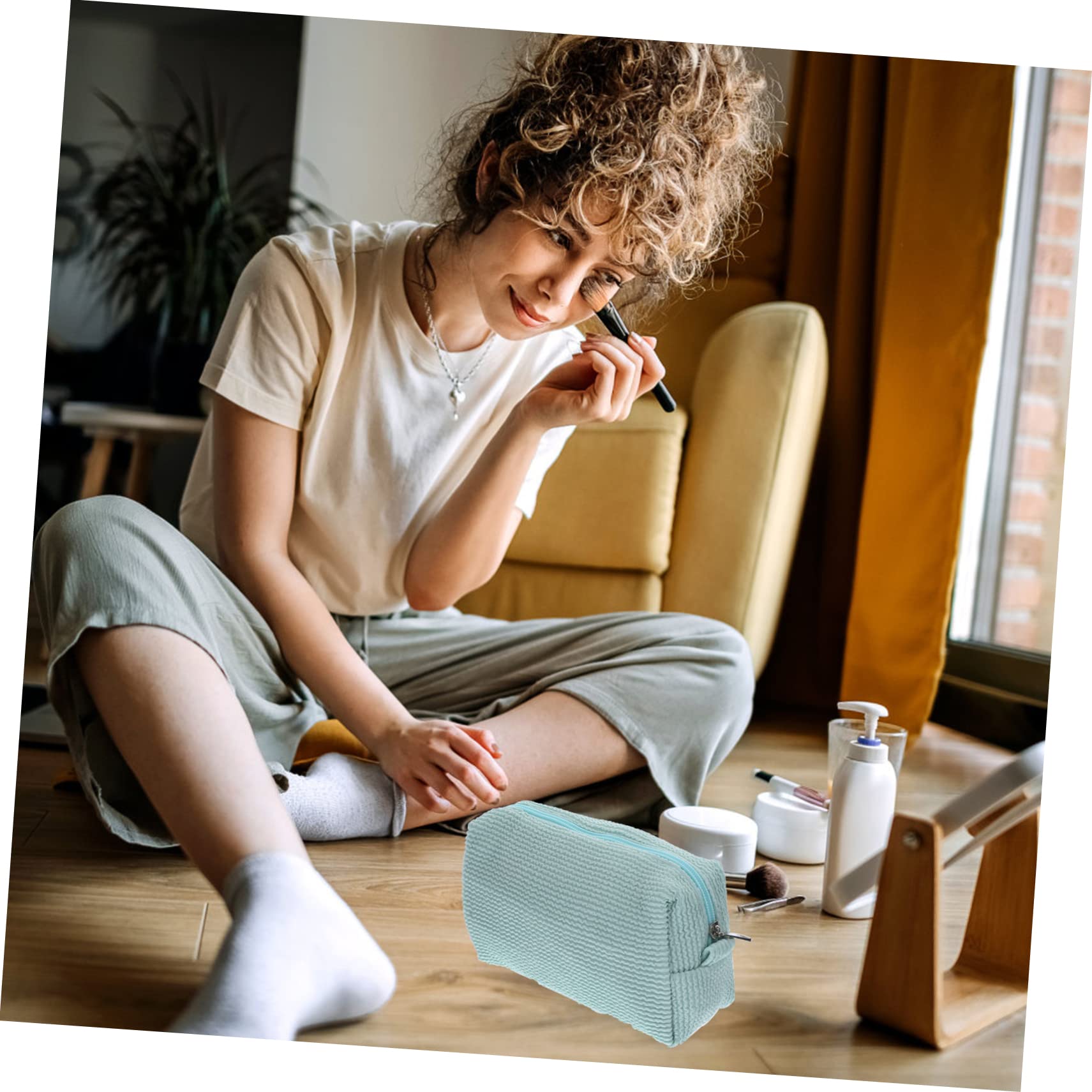 FRCOLOR 5stücke Kulturtasche Für Tragbare Kosmetiktasche Mit Großem Für Make-up Toilettenartikel Und Persönliche Gegenstände Wasserabweisend Und Leicht