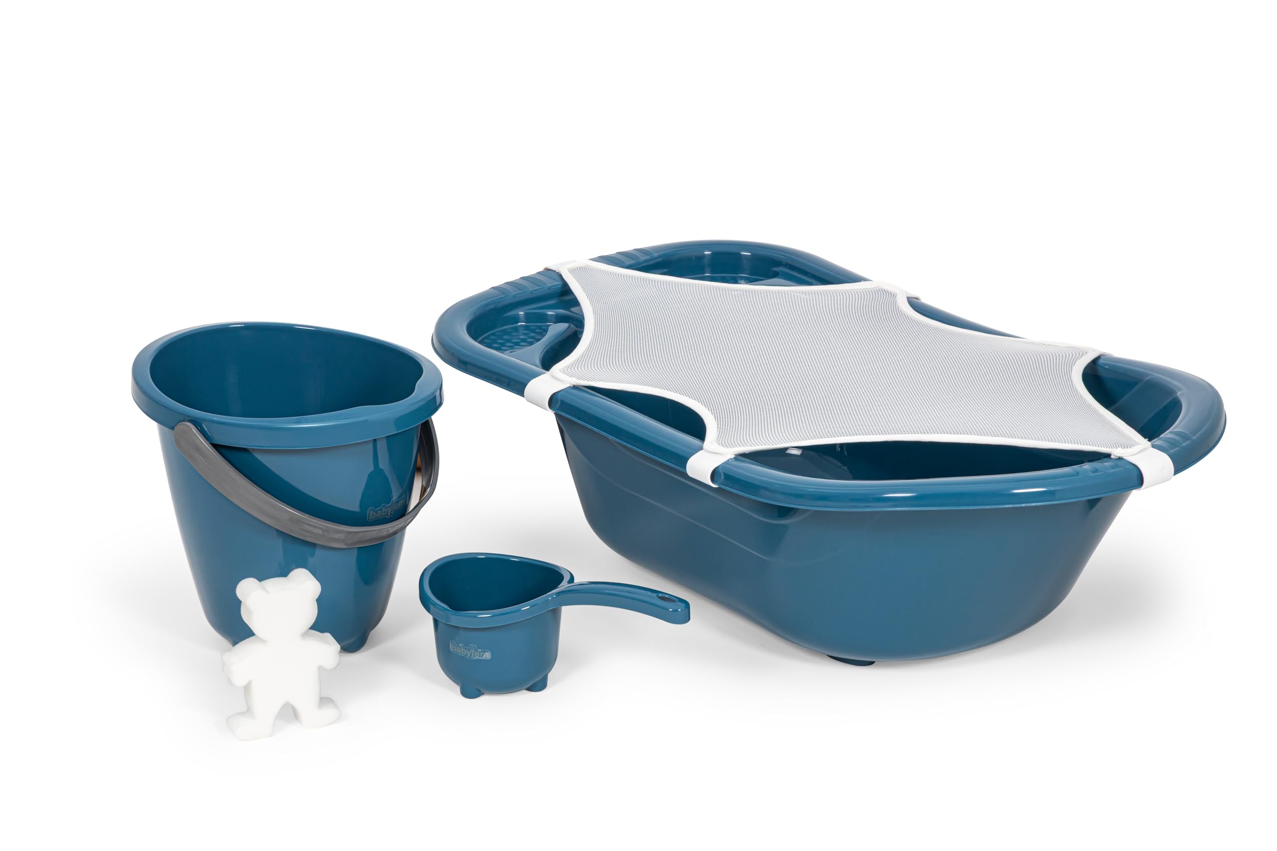BABYJEM 439 Banyo Seti 5 Parça Indigo Mavi