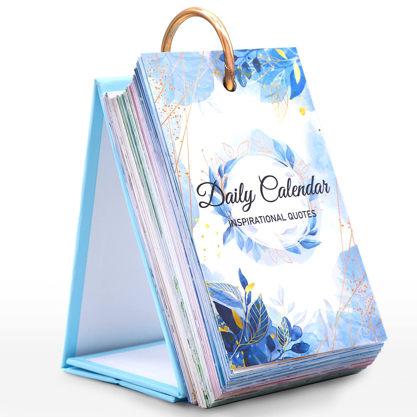 Motivational Calendar - Daily Flip Calendar With Inspirational Quotes Office Desk Motivational Gifts For Women Coworkers, Desk Calendar with Box, Christmas New Year Gift, Daily Affirmations For Women