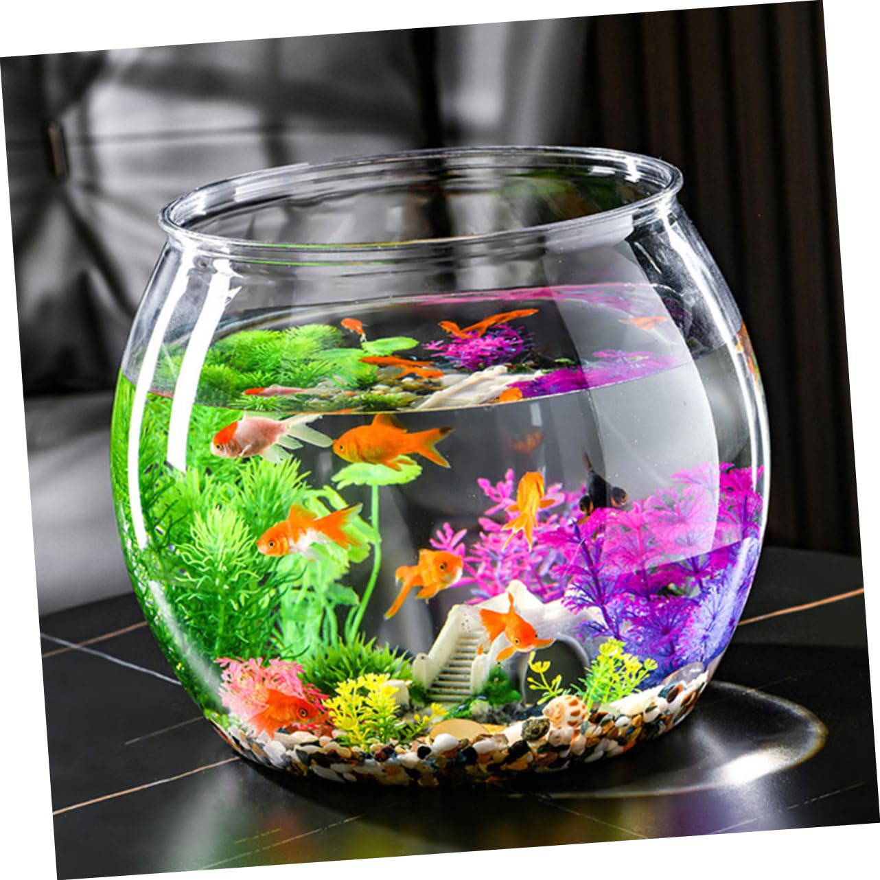 Small Cool Goldfish Tanks Buy Mini Plastic Aquarium Cylinder