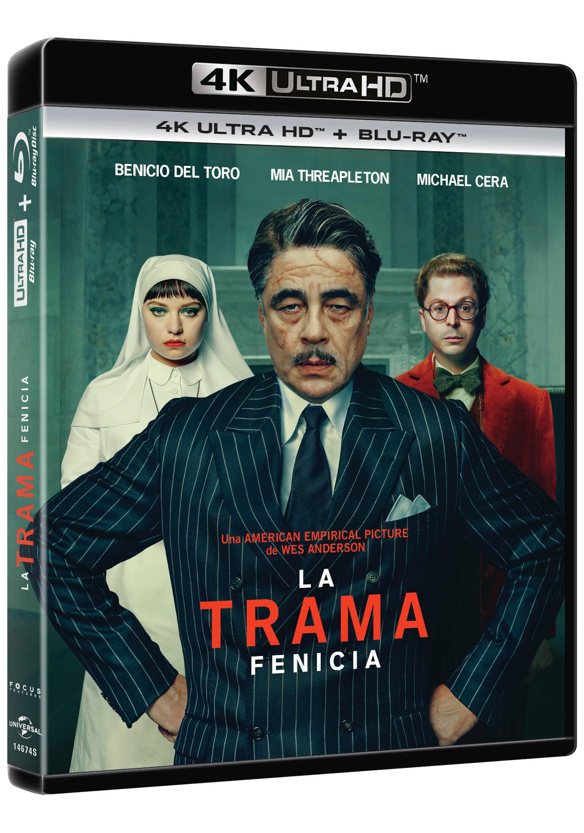 La trama fenicia 4K UHD y Blu-ray para coleccionistas de cine de intriga en alta definición
