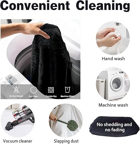 Miniatura 5 de Funda para puf gigante de 7 pies, (sin relleno, solo funda), ultra suave, para adultos, grande, redondo, suave, esponjoso, sintético, funda para