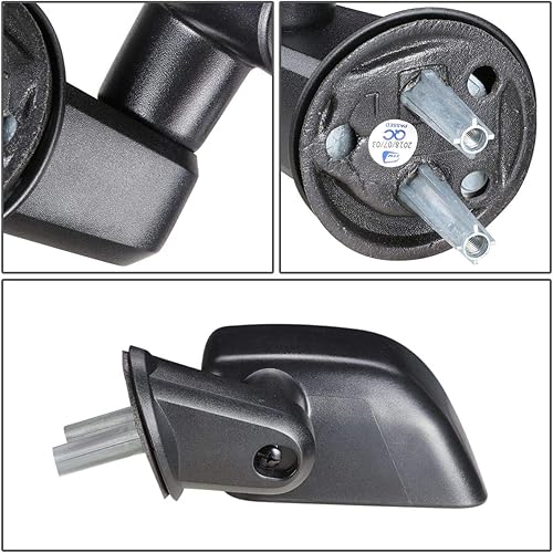 Miniatura 4 de DNA Motoring OEM-MR-CH1320271 Ajuste manual de estilo de fábrica con espejo lateral izquierdo de vidrio calentado compatible con Wrangler 07-18