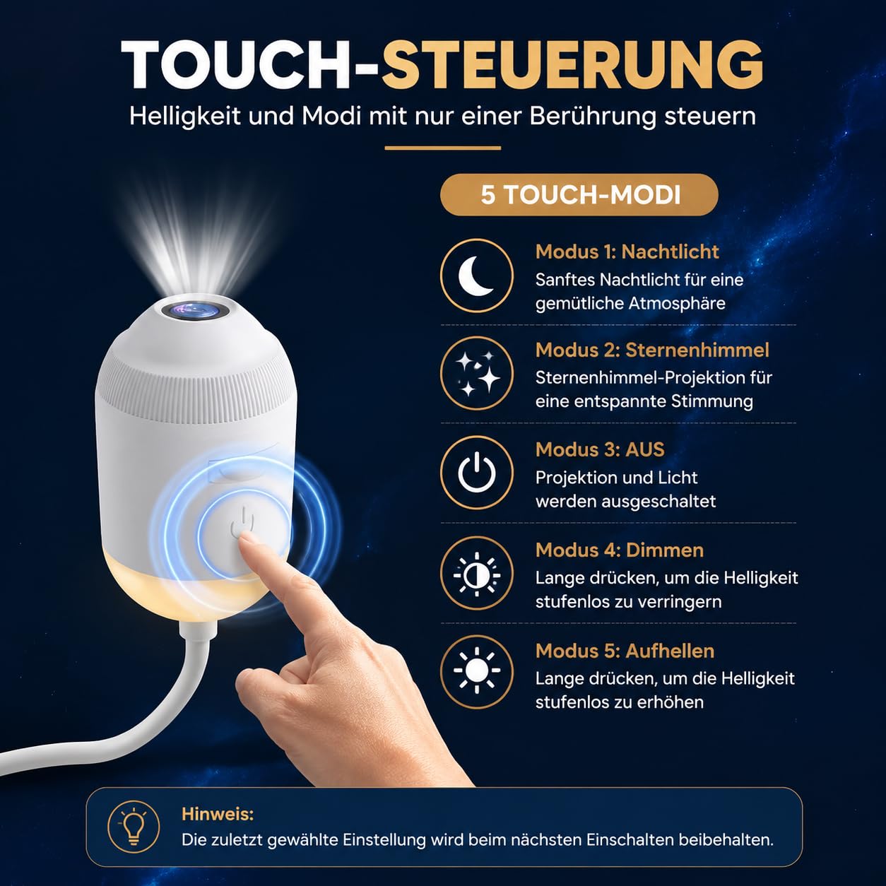 Plug and Play Hd Sternenprojektor Mit 6/12/24 Filmen, Smart Holografischer 5d Sternen- & Ozeanprojektor, Projektor Unterwasserwelt, 360°-Drehung, FüR Auto, Schlafzimmer (with 12 Foils)