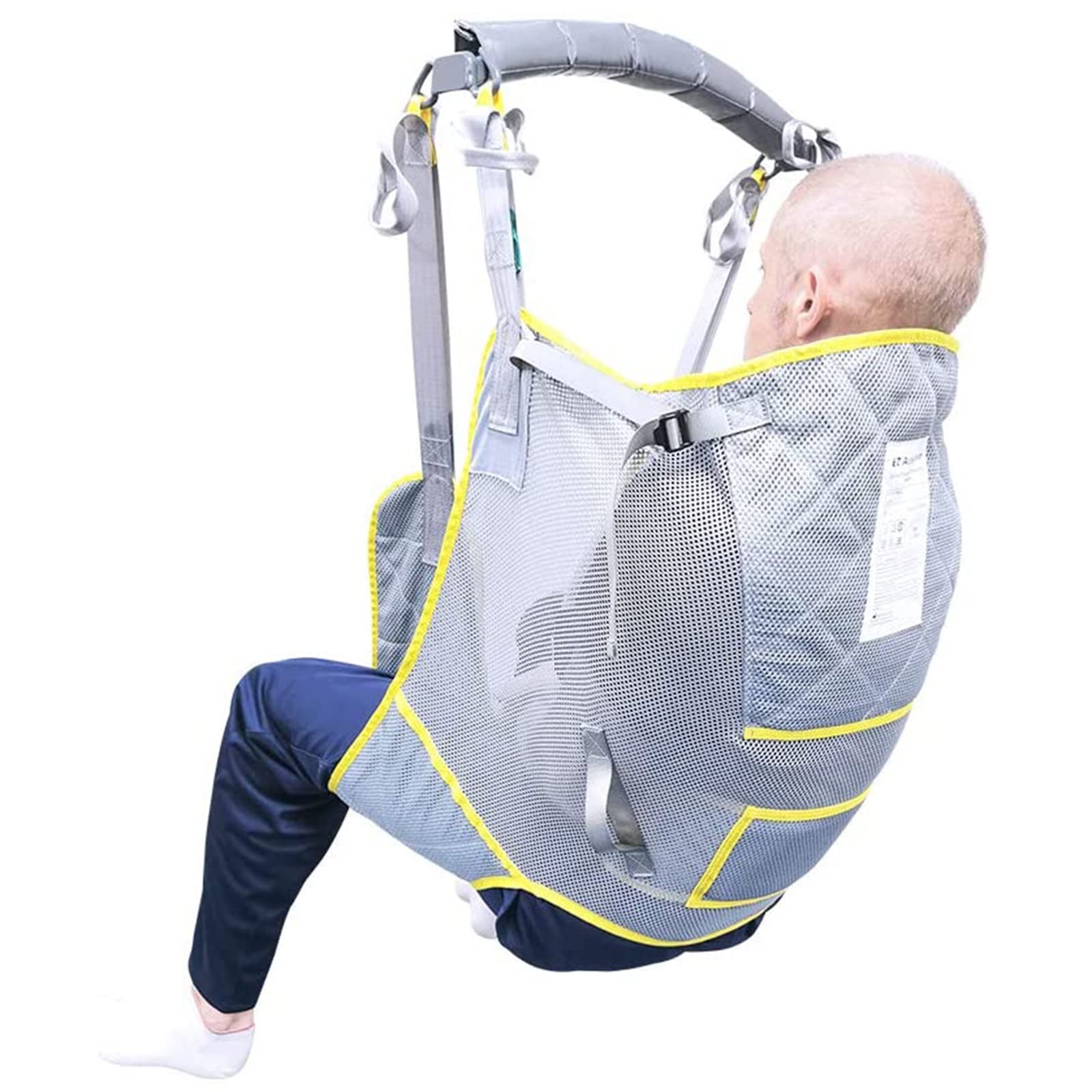 Buy Patient Lift Toileting Mesh Sling, Transfer Belt Four Point Support