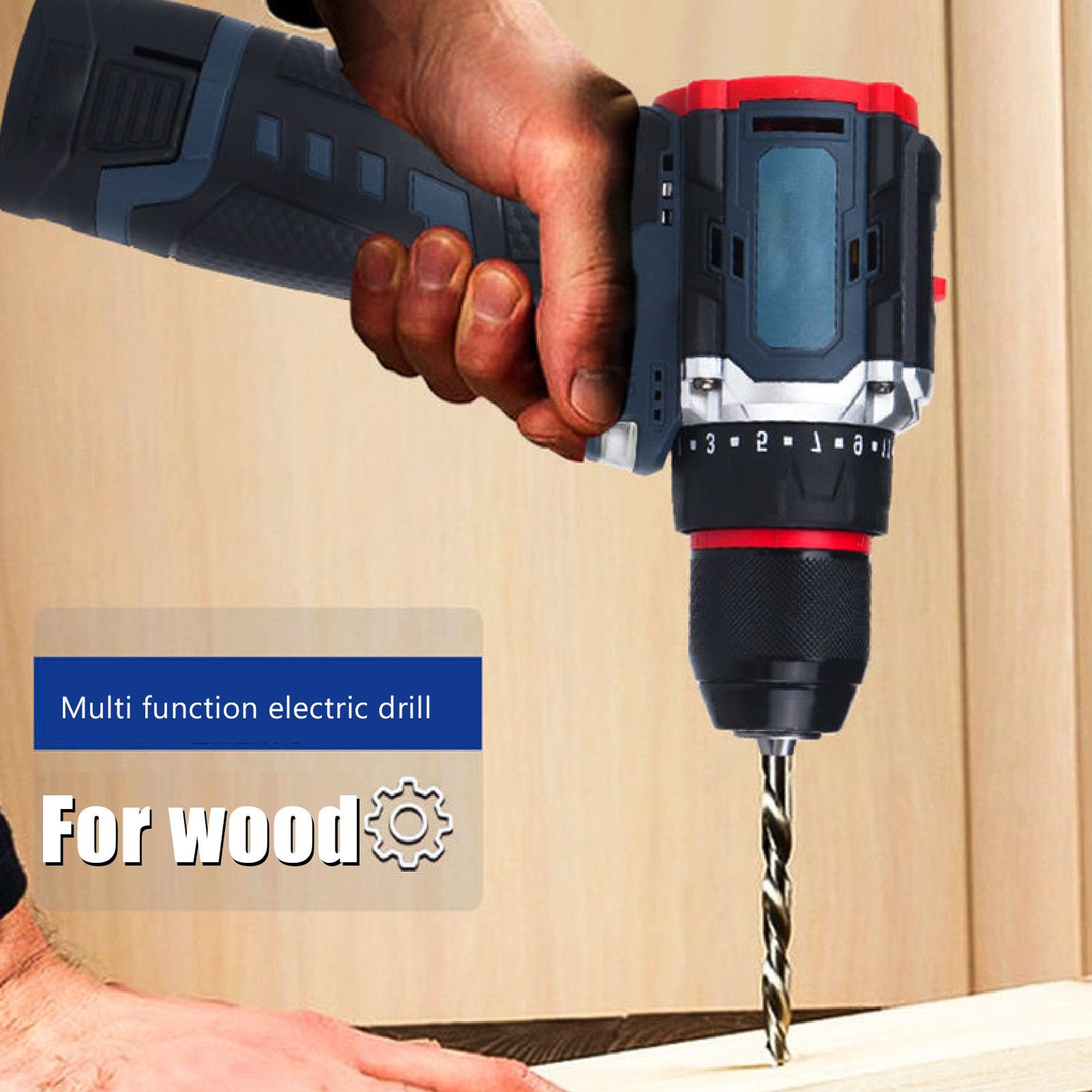 Keenso Impact Screwdriver Bare Tool Ergonomic Design for DIY Projects