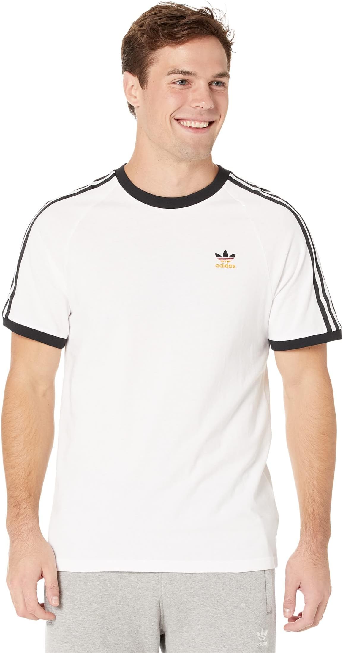 adidas original 3 stripes t shirt