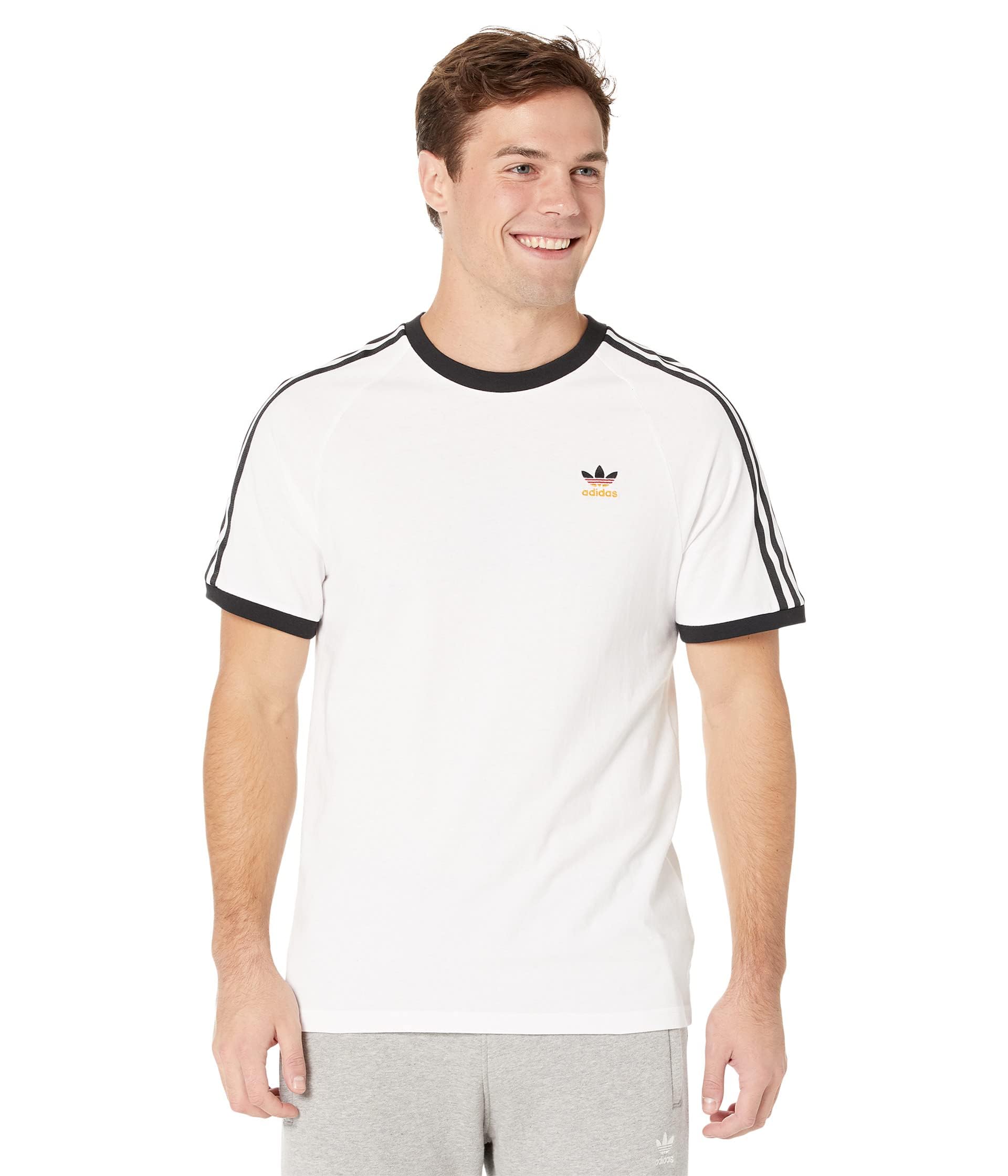 adidas three stripe top
