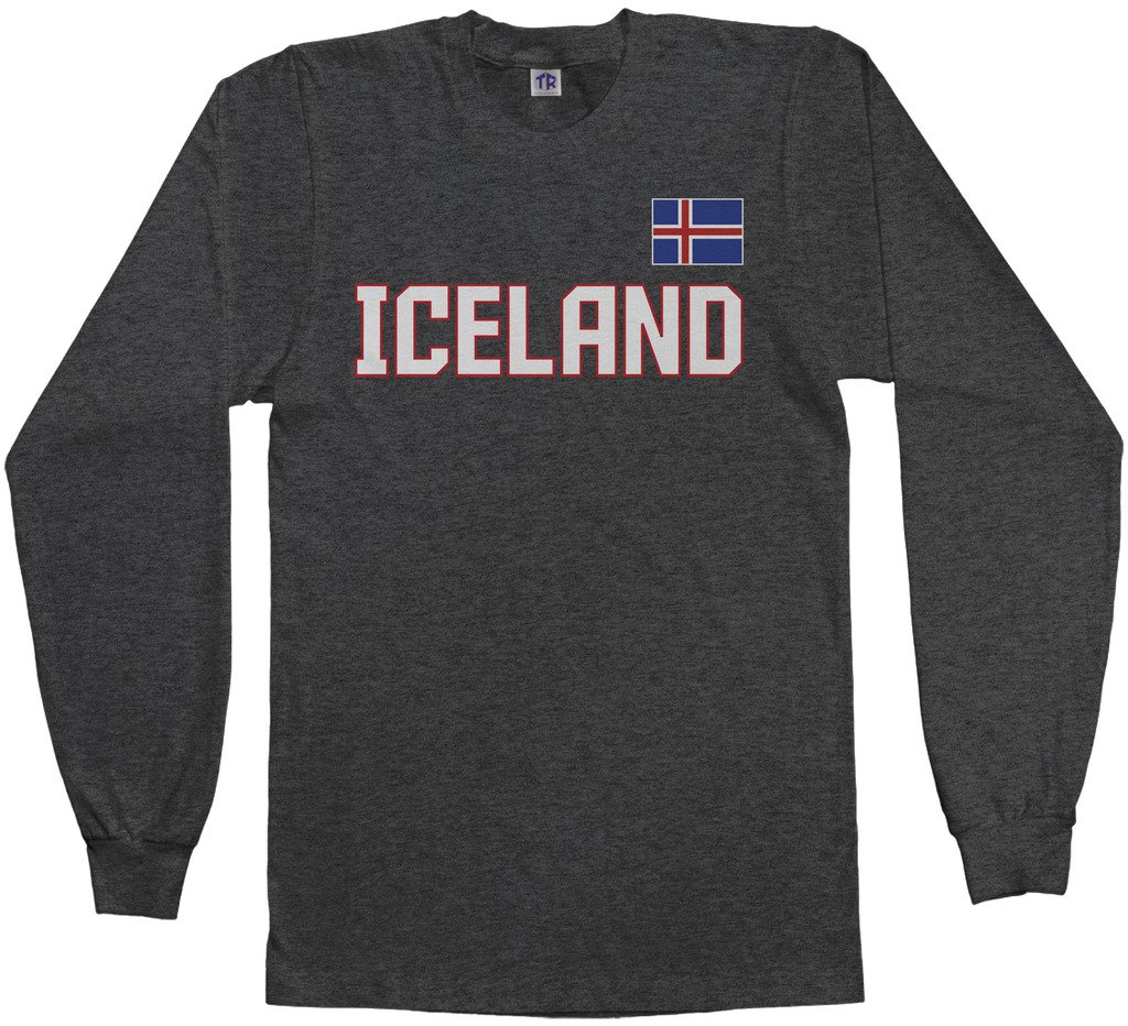 ThreadrockThreadrock Men's Iceland National Pride Long Sleeve T-Shirt