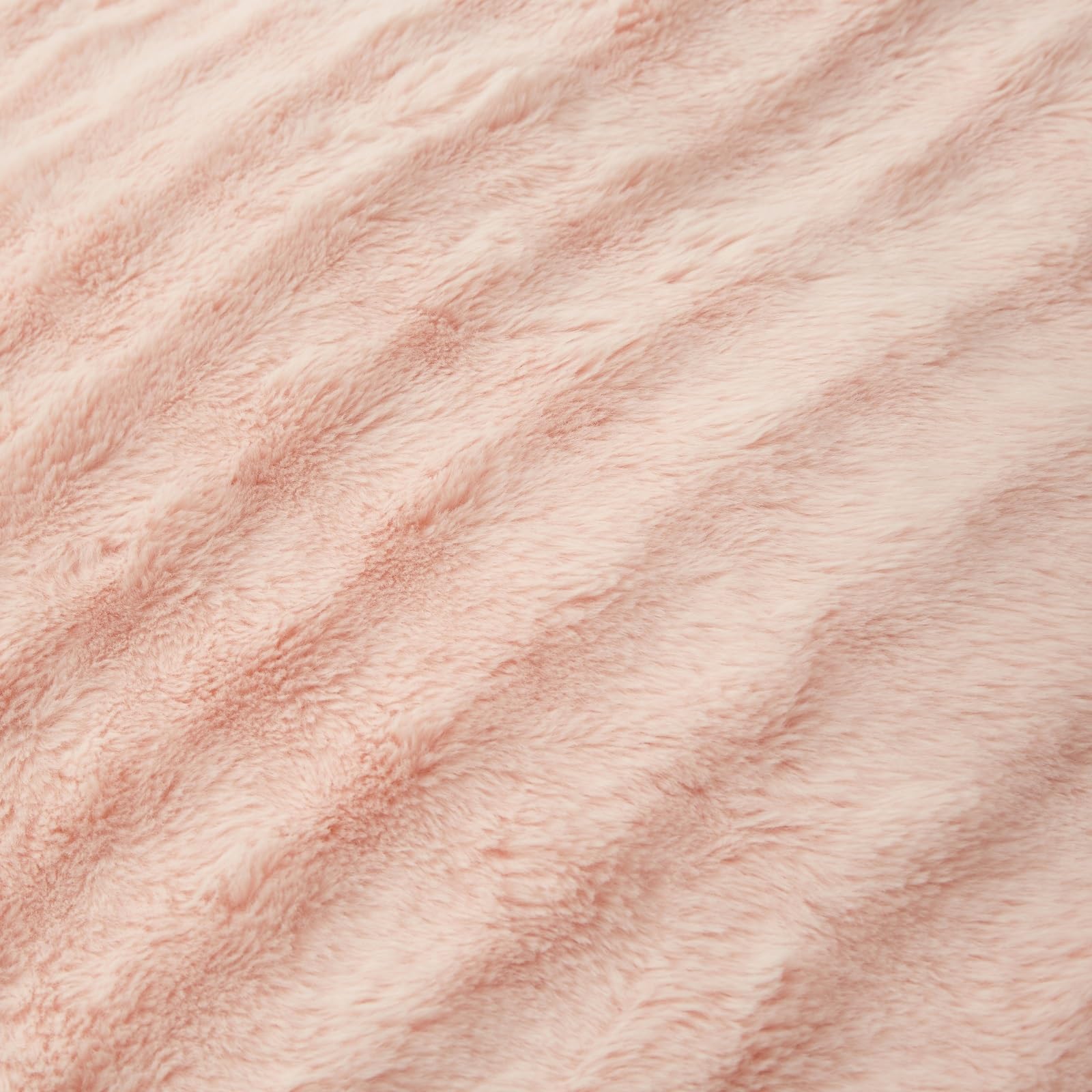 Luowei Ropa de cama de felpa de invierno de 135 x 200 cm, color rosa cálido, acogedora, mullida, de forro polar, ropa de cama de lujo reversible para niña, funda nórdica con cremallera y funda de