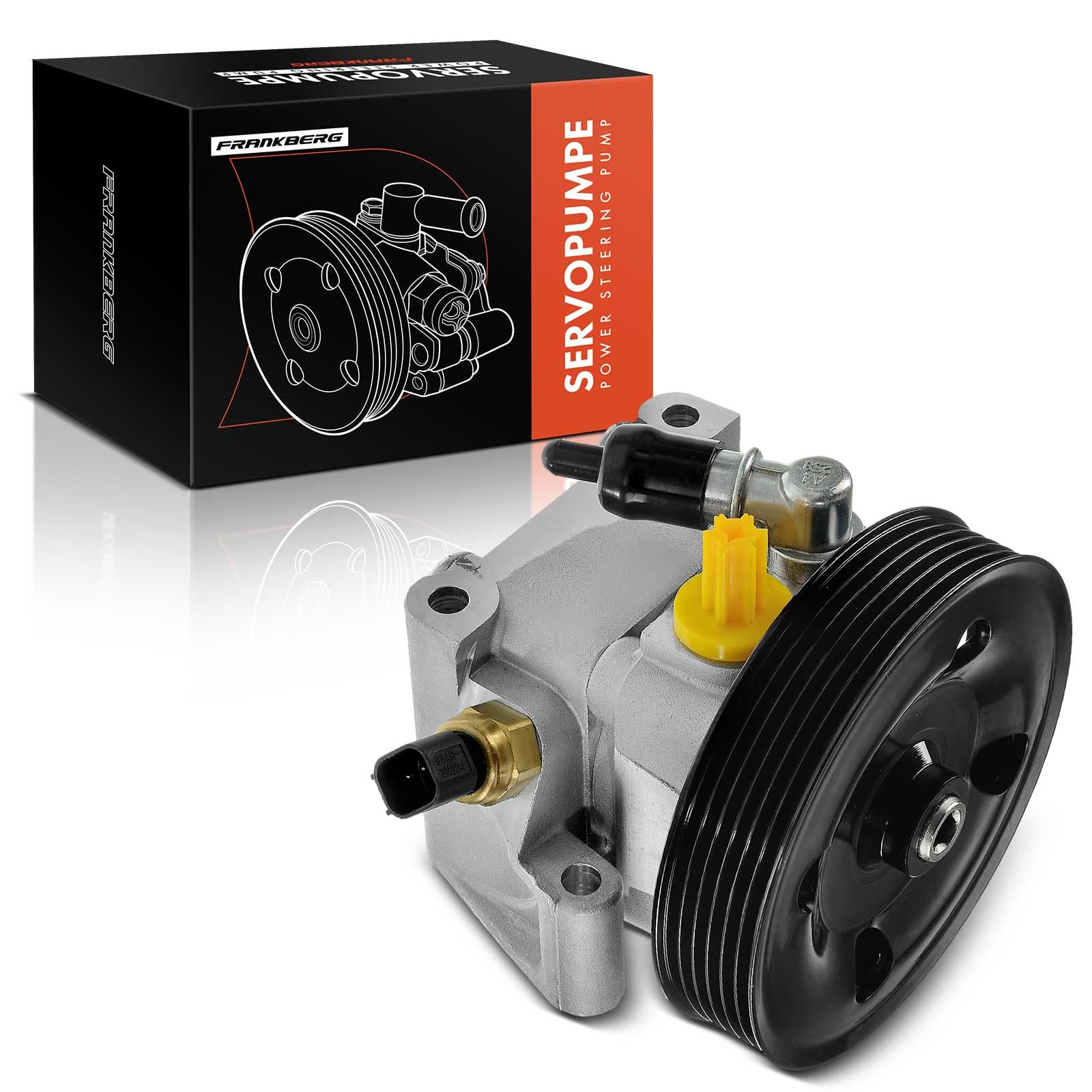 Frankberg Servopumpe Hydraulikpumpe Lenkung Kompatibel mit C-Max DM2 I4 1.6L 2007-2010 Focus II DA HCP DP I4 1.4L-2.0L 2004-2012 S40 II 544 I4 1.6L 2005-2012 Replace# 4M513A696AC