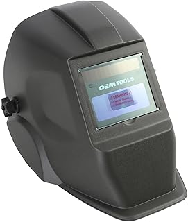 OEMTOOLS 24357 Automatic Darkening Welding Helmet, Self Tinting Welding Helmet, STICK and MIG Welder Mask, Welding Helmet Black
