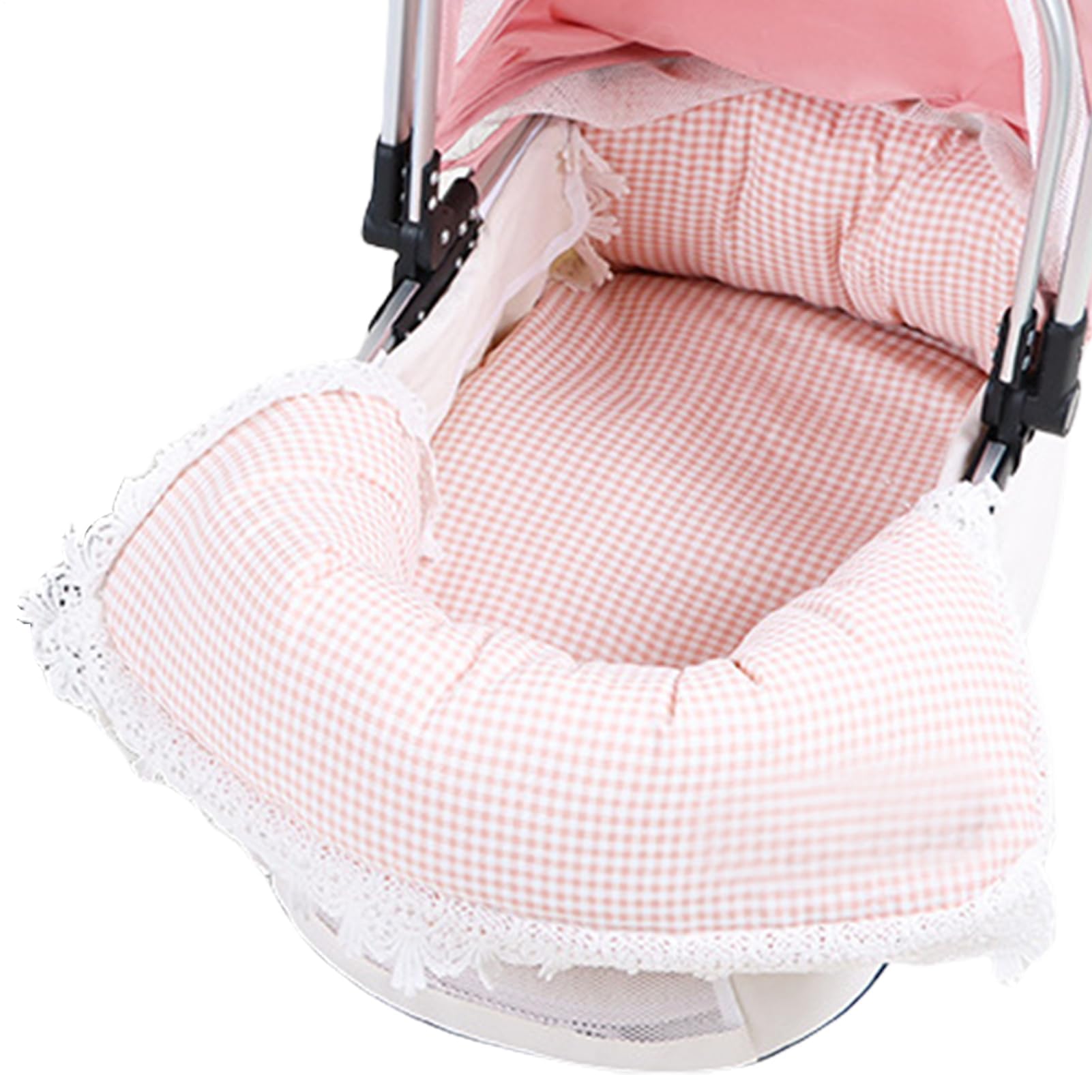 Cuscino per passeggino per animali domestici, morbido tappetino rimovibile in peluche per cani, gatti, cuccioli, gattini, accessorio portatile anti-sporco per il comfort del passeggino