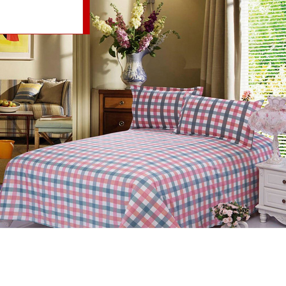 Drap de lit en coton sergé de finition supérieure et grand confort 230x250cm I