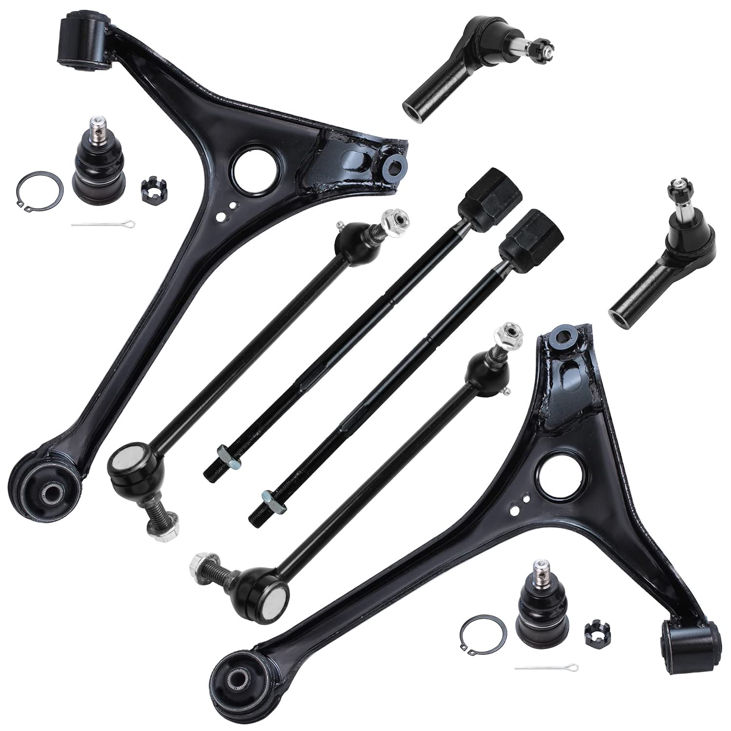 Detroit Axle - 10pc Front End Kit for Ford 1998-2007 Taurus, 1998-2005