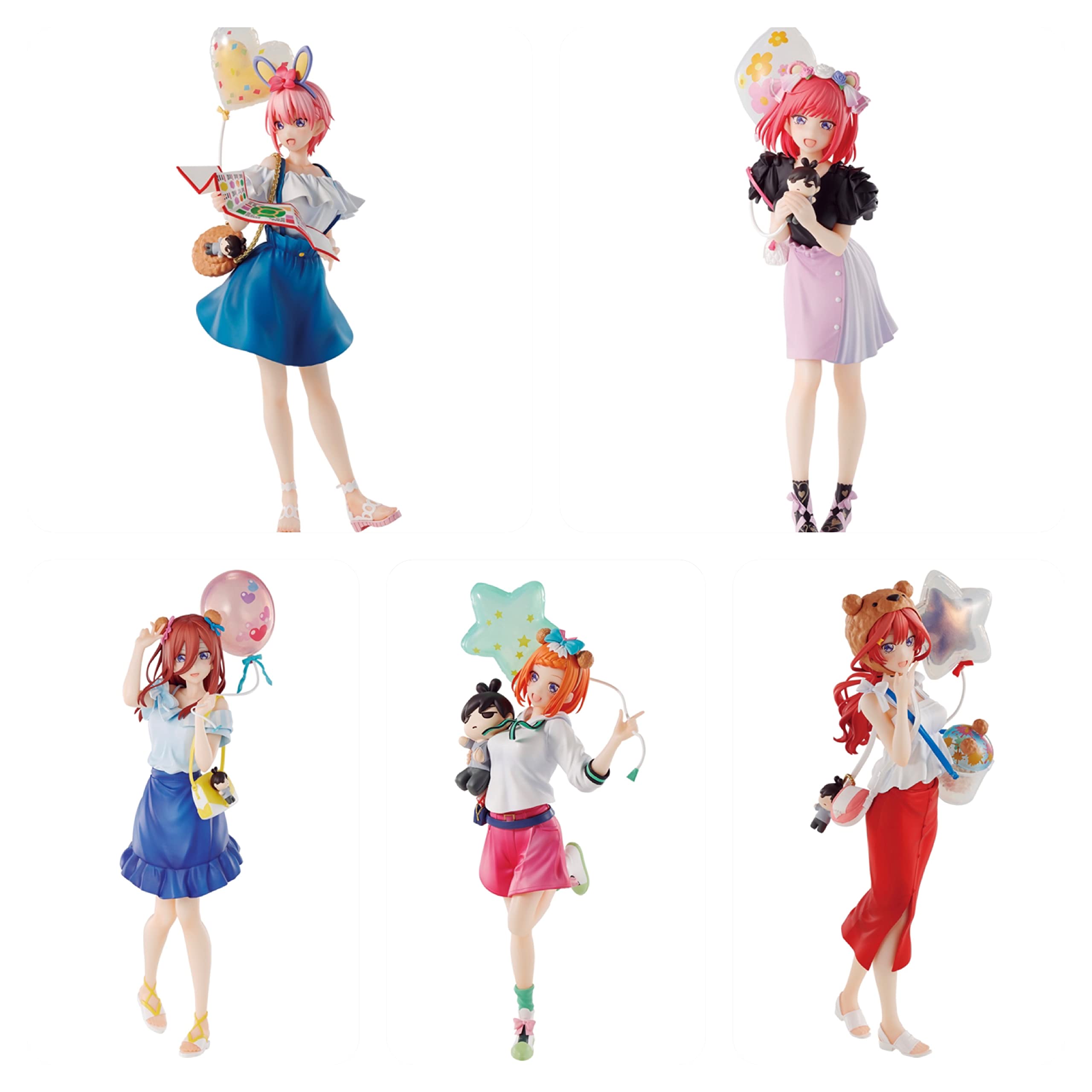 Amazon.co.jp: 一番くじ 五等分の花嫁∬ ～最高の休日～ 一花 二乃 三 