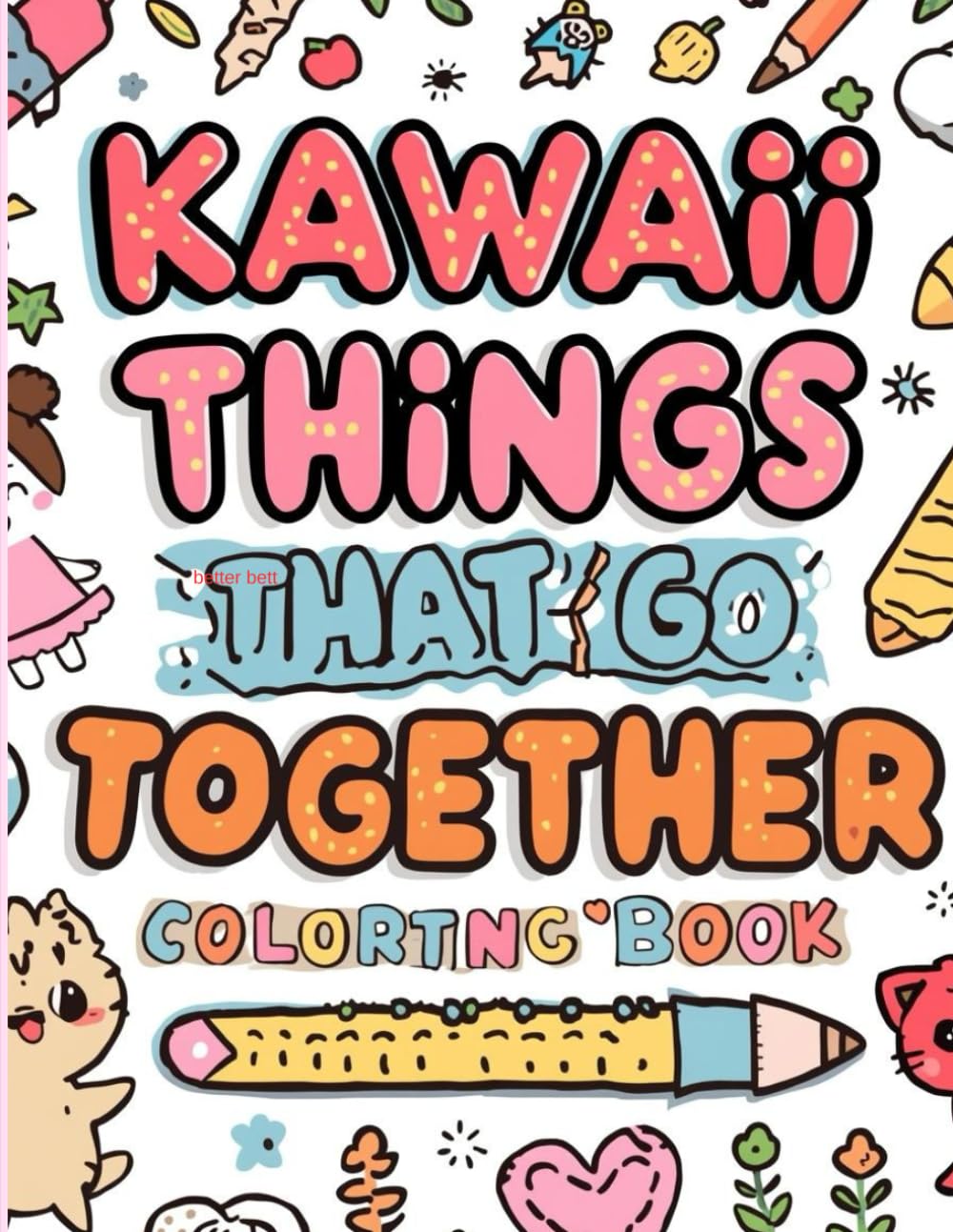 Things that go together, Kawaii coloring book