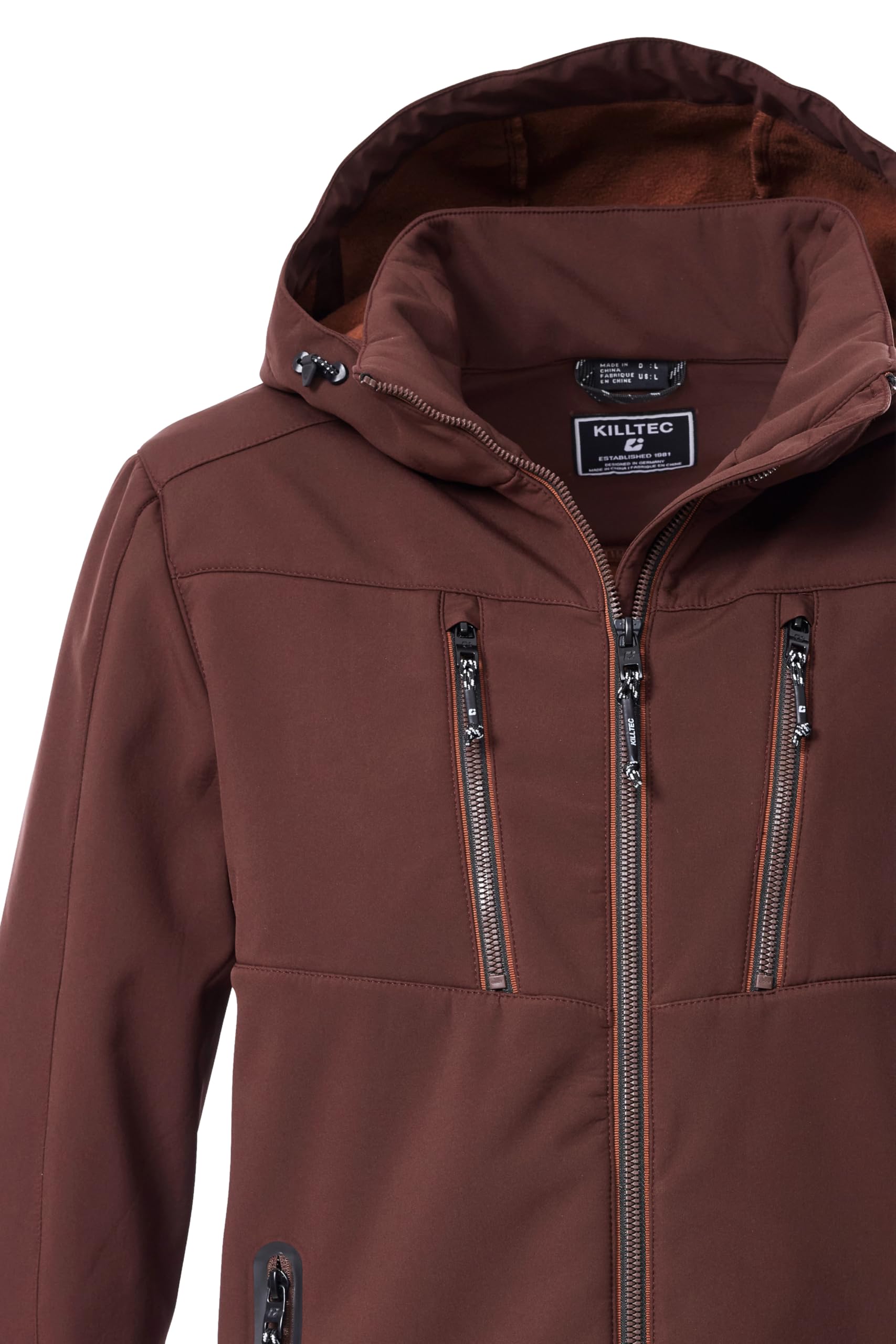 Killtec Kow 79 Mn Sftshll Jckt Chaqueta Softshell con capucha con cremallera Hombre