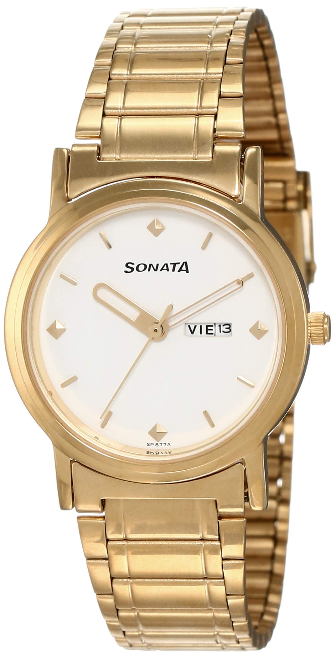 Sonata Classic Analog White Dial Mens Watch-NL1141YM11/NP1141YM11 (B00CL5867G) Amazon Price History, Amazon Price Tracker