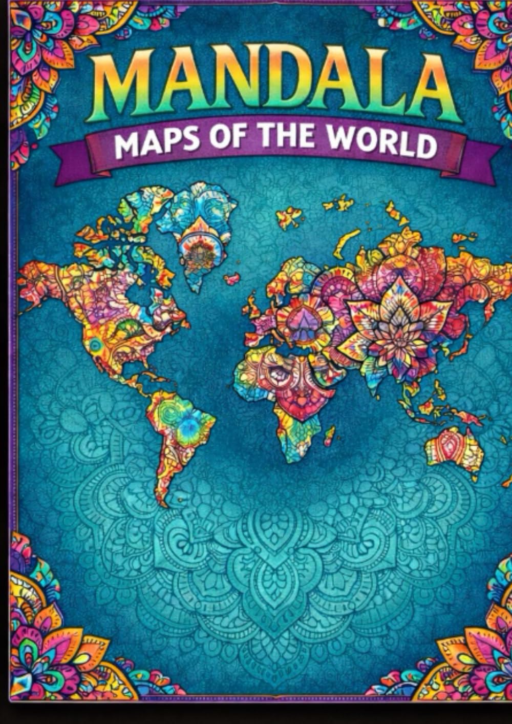 Mandala Maps of the World Colouring