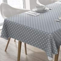 Home Direct Vízálló Terítő Négyzet 140x180 cm Csillag Mintás Szürke 1