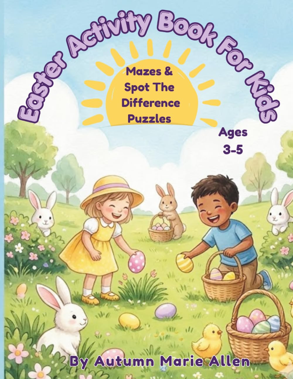 Easter Activity Book For Kids: Mazes & Spot-the-Difference Puzzles (Path To Adventure Series)