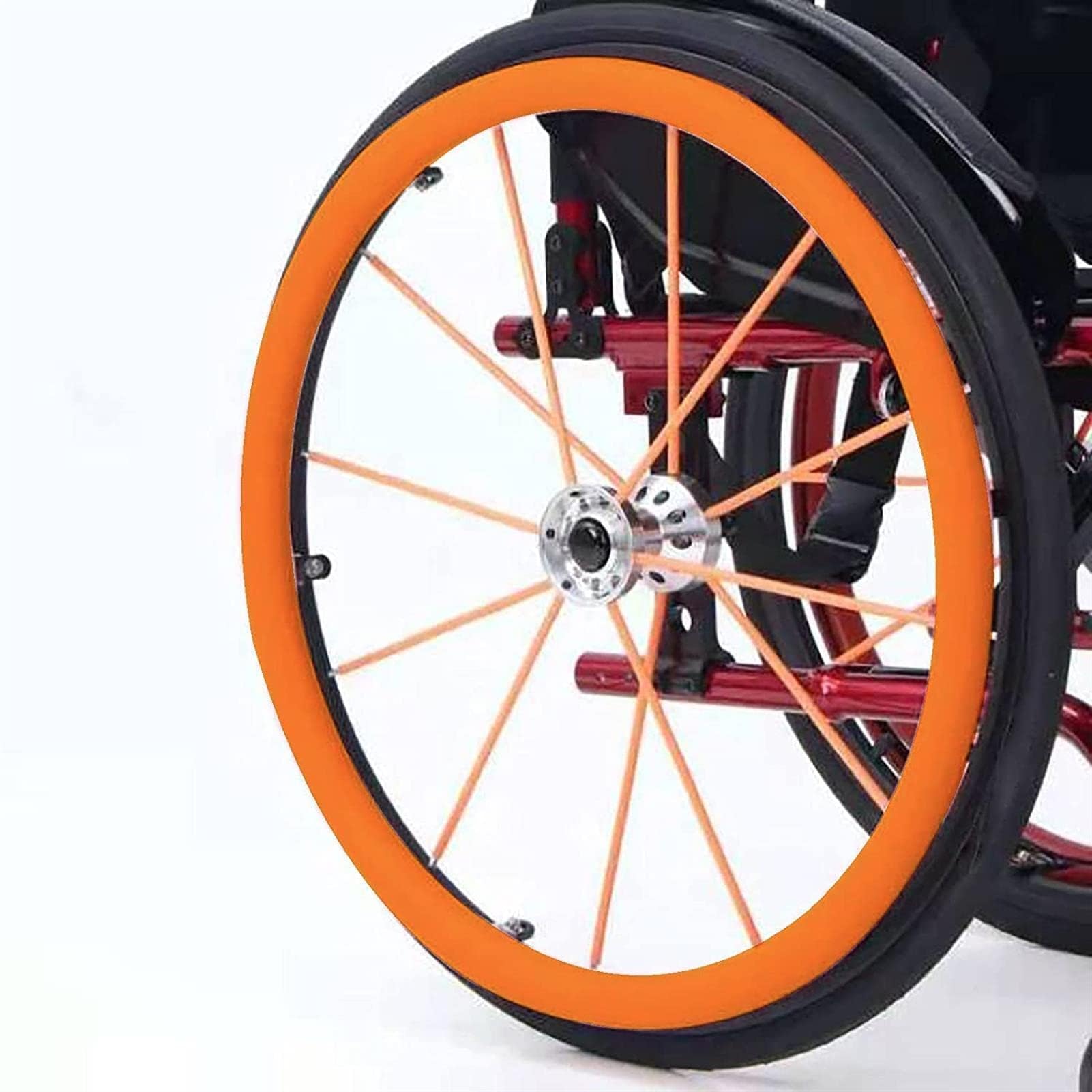 Funda para silla de ruedas deportivas, antideslizante, resistente al desgaste, accesorios de agarre de rueda trasera