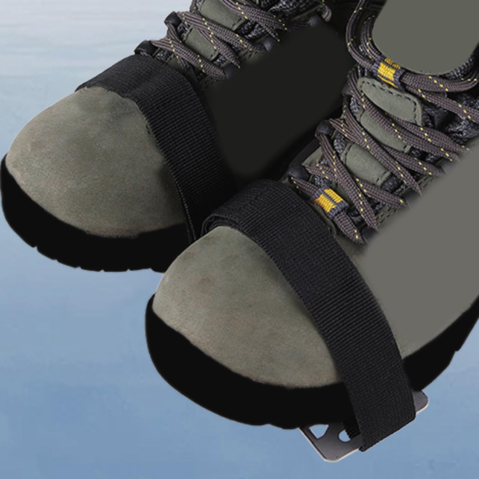 5 X Schuhspikes, Eis Steigeisen, Spikes für Schuhe, Leicht, über Schuh Steigeisen, Traktionsstollen Zum Wandern, Outdoor Bergsteigen