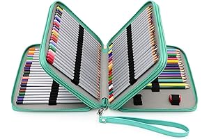 BTSKY Durable 120 Slots Colored Pencil Case Organizer