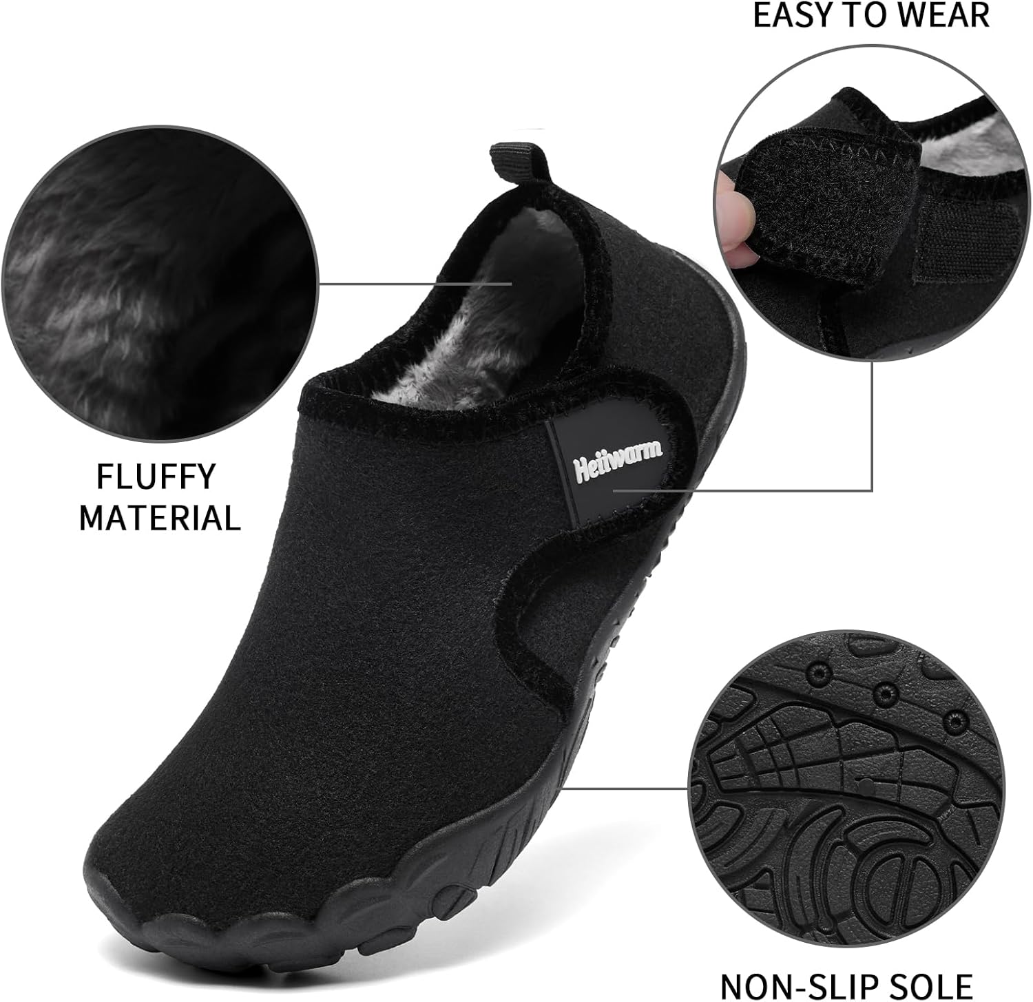 Kids Winter Slippers Cozy Soft Warm Non Slip Fleece House Lightweight Indoor Slippers for Girls Boys - Image 5