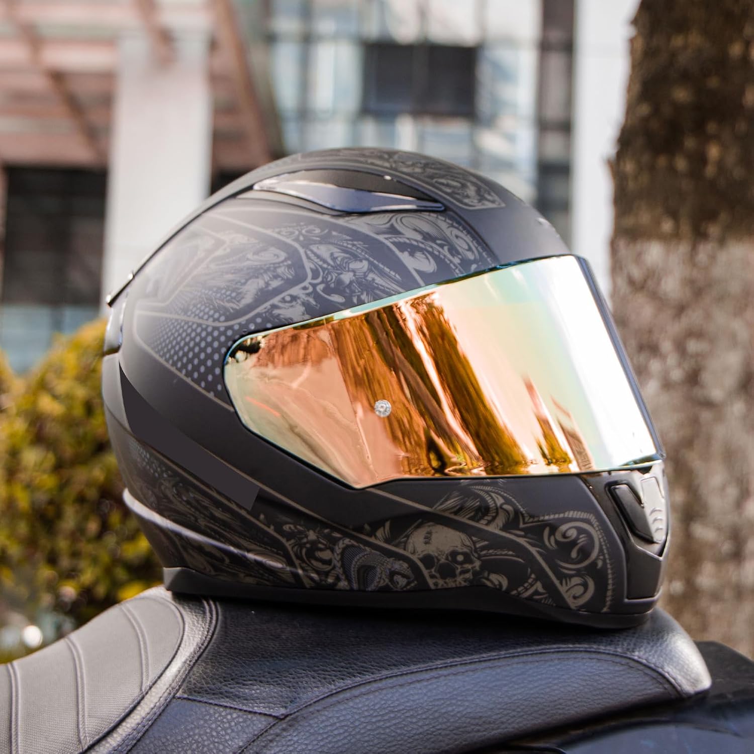 Soman Assault Helmet Visor, Stream Helmet Face Shield Compatible with FF800 FF320 FF328 FF353 Assault Stream Rapid Helmet (Smoke Green)