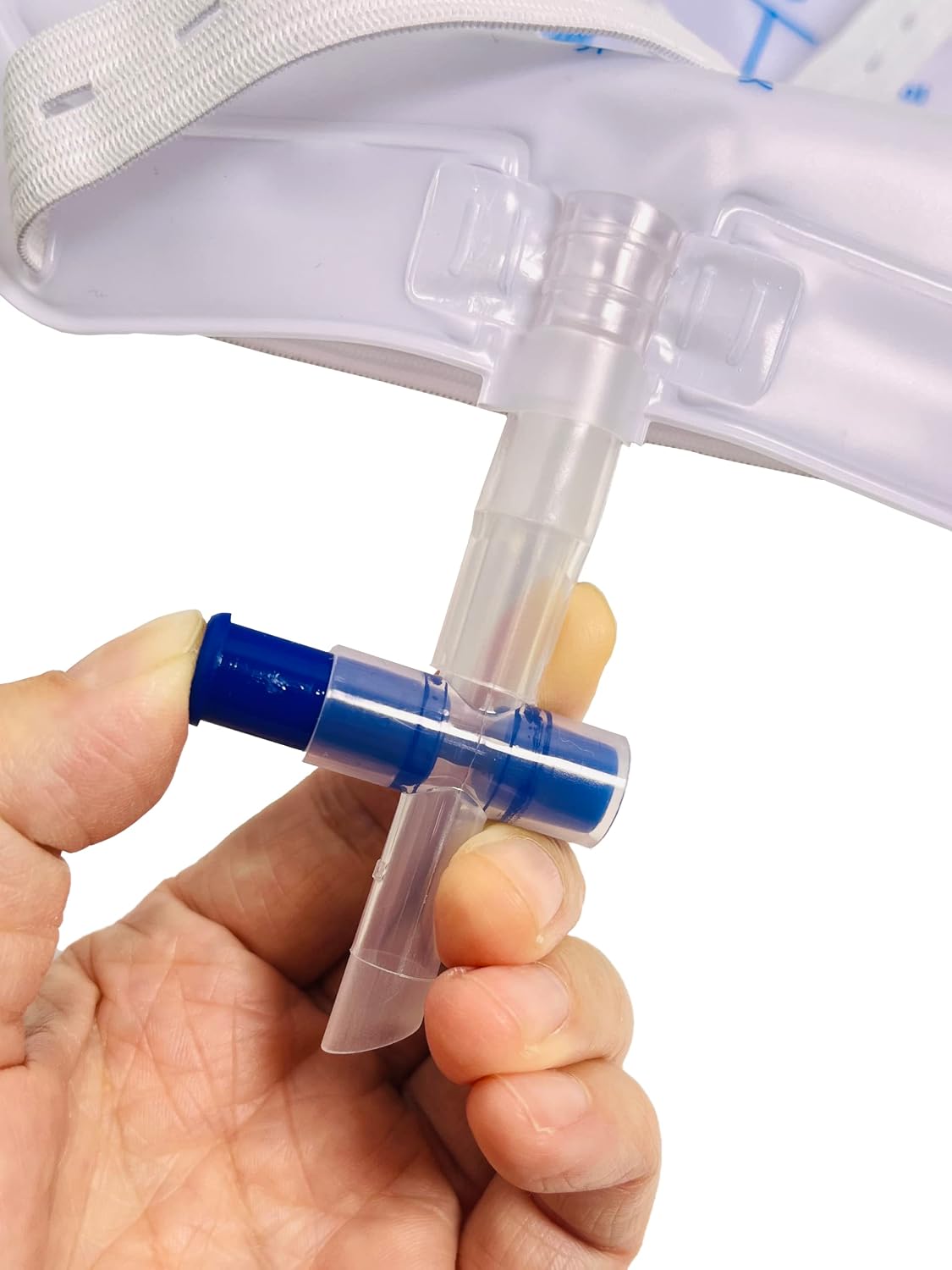 Incontinence Urinal System Urology Aid Male Urine Leg Bag Urine Bag Incontinence Urine Collector with Catheter (Diameter25mm)