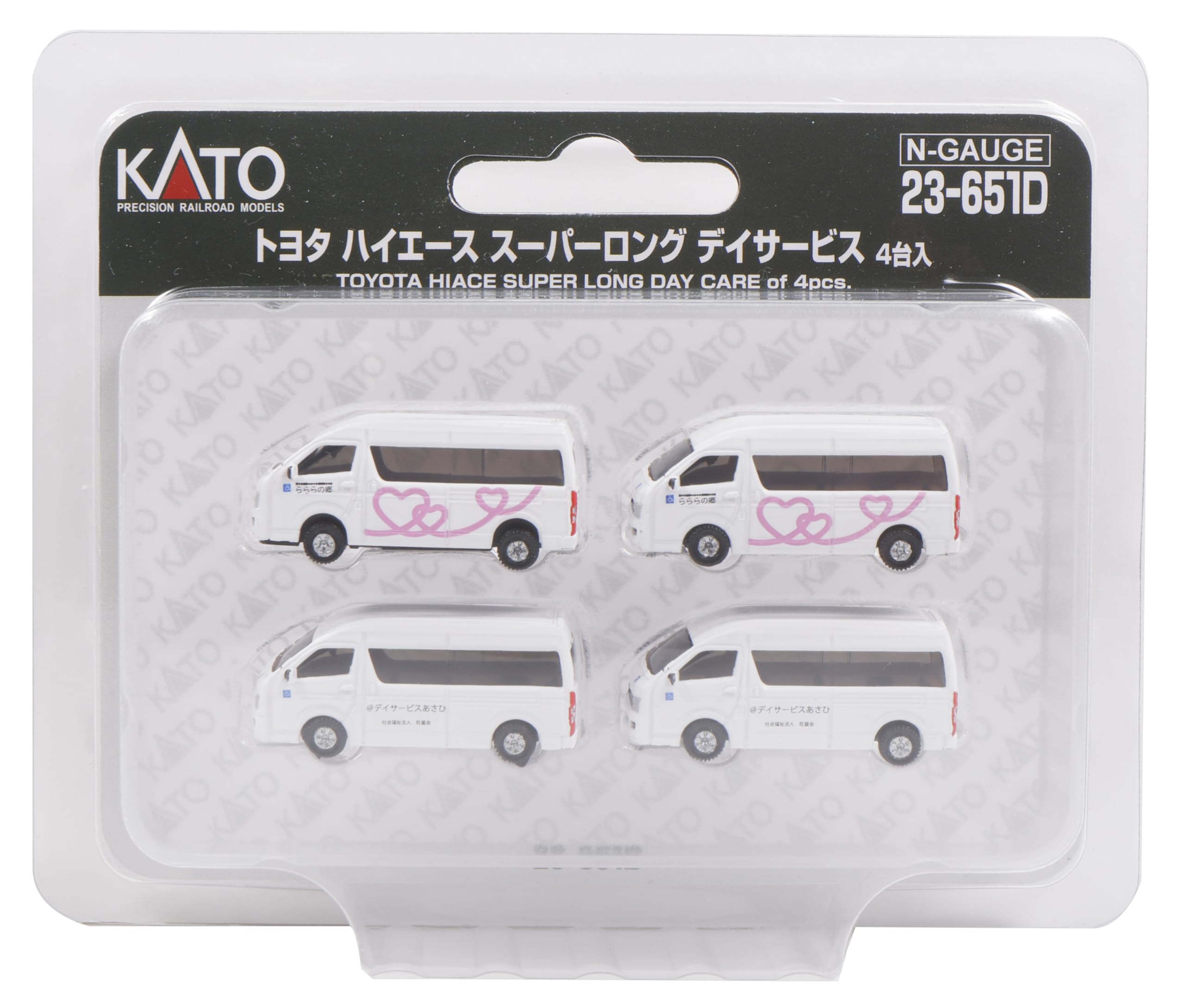 Fournitures diorama Kato 23-651D lot de 4 véhicules miniatures Toyota