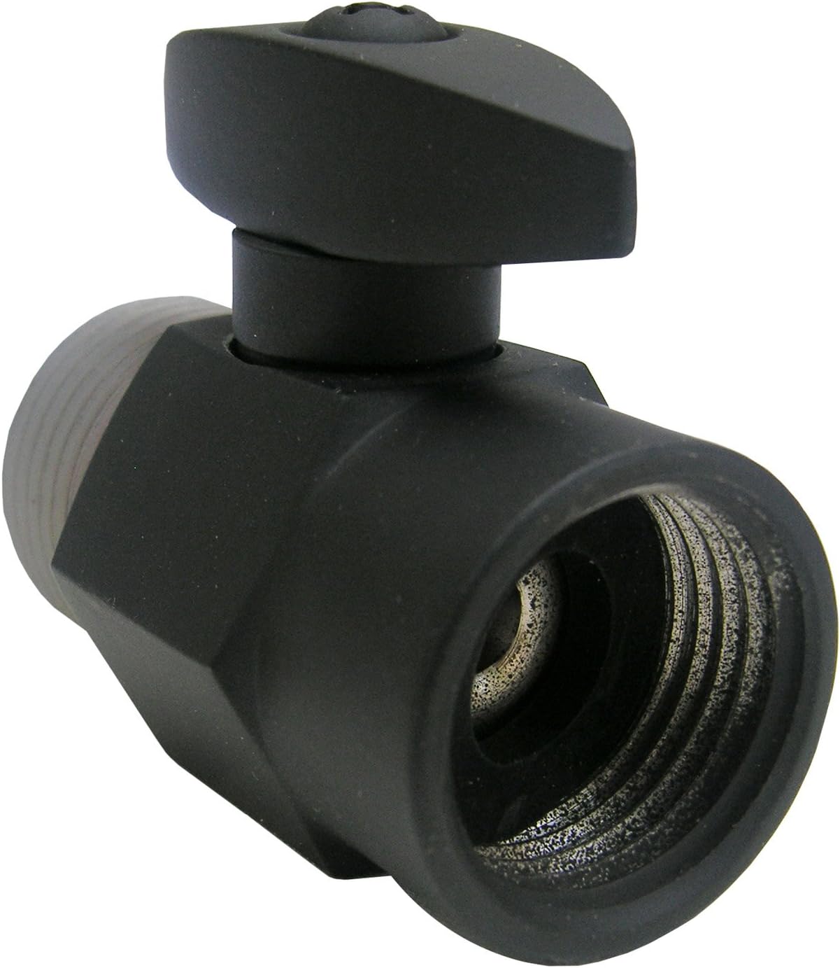 Simpatico 82471Ob Brass Volume Control For Shower Heads With 1/2" Female By 1/2" Male Iron Pipe Thread, Dark Oil Rubbed Bronze