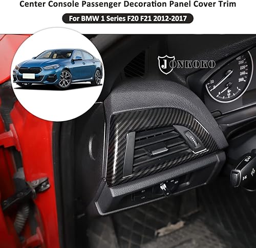 Miniatura 4 de YIWANG Cubierta de panel de decoración para consola central del pasajero para BMW Serie 1 2 F20 F21 F22 F23 2012-2017 LHD accesorios de coche