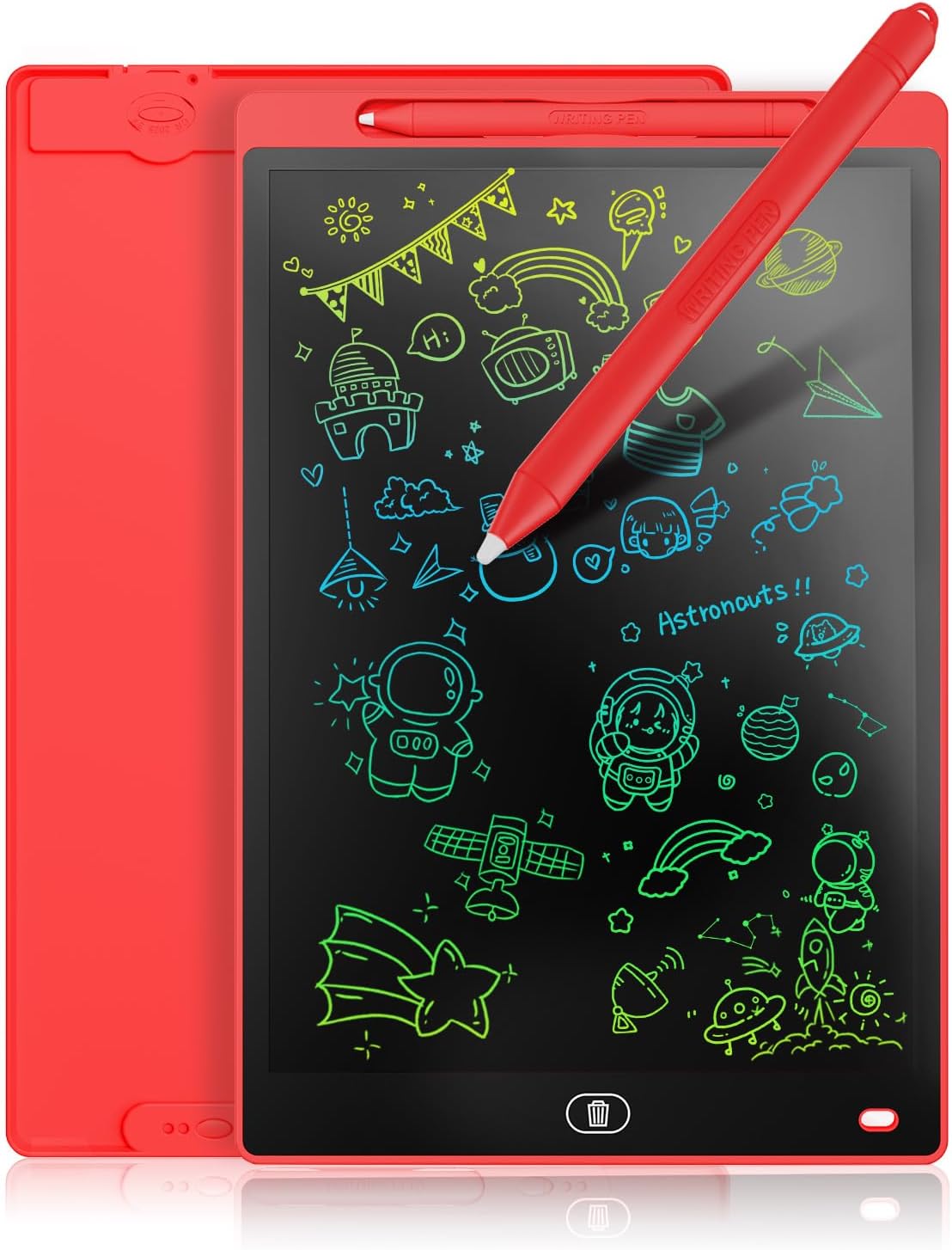 [2 Pack] Genialba 8.5 inch LCD Drawing Tablet for Kids Colorful Screen Writing Board Toddler Toys Learning Educational Stocking Fillers Kids Gifts for for 3 4 5 6 7 Year Old Boys Girls, (Pink&Blue) — image 15