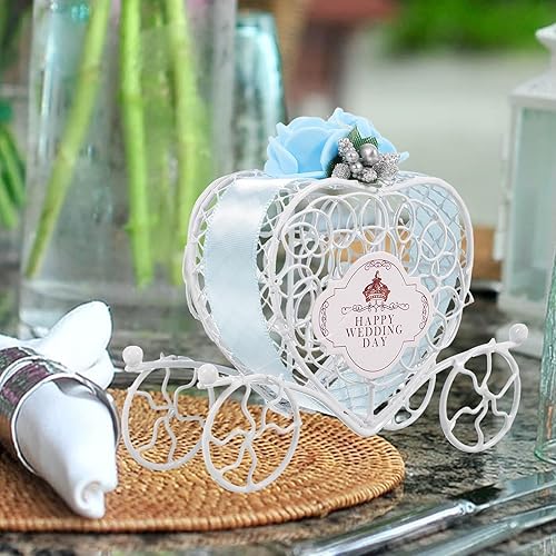 Miniatura 8 de Caja de 5 piezas de cajas de dulces de boda cajas decorativas de dulces cajas