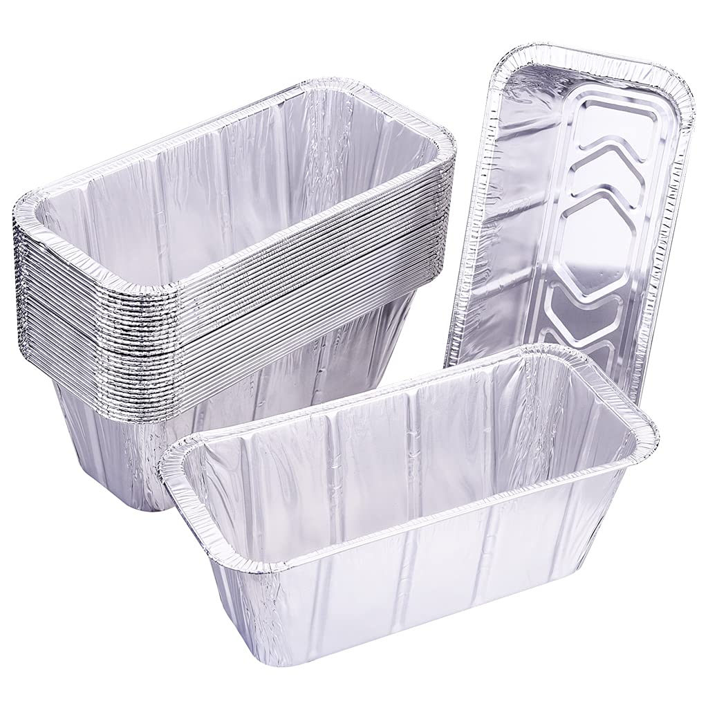 DONSIQIZZ 30-Pack Aluminum Foil BBQ Grease Drip Pans Compatible with Blackstone 17" 22" 28" 30" 36" Grills Accessories, Disposable Heavy-Duty Drip Pan Liner, Grill Grease Trays