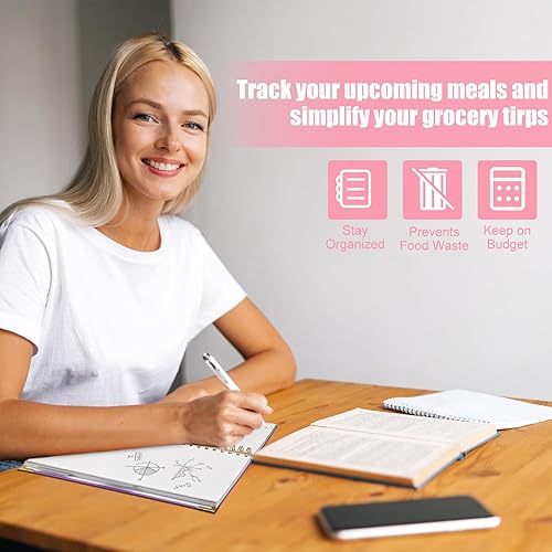 Miniatura 5 de 2 cuadernos en espiral de tapa dura de 8.5 x 11 pulgadas, cuaderno de 300 páginas, 3 sujetos con divisores, cuaderno A4, diario de escritura de