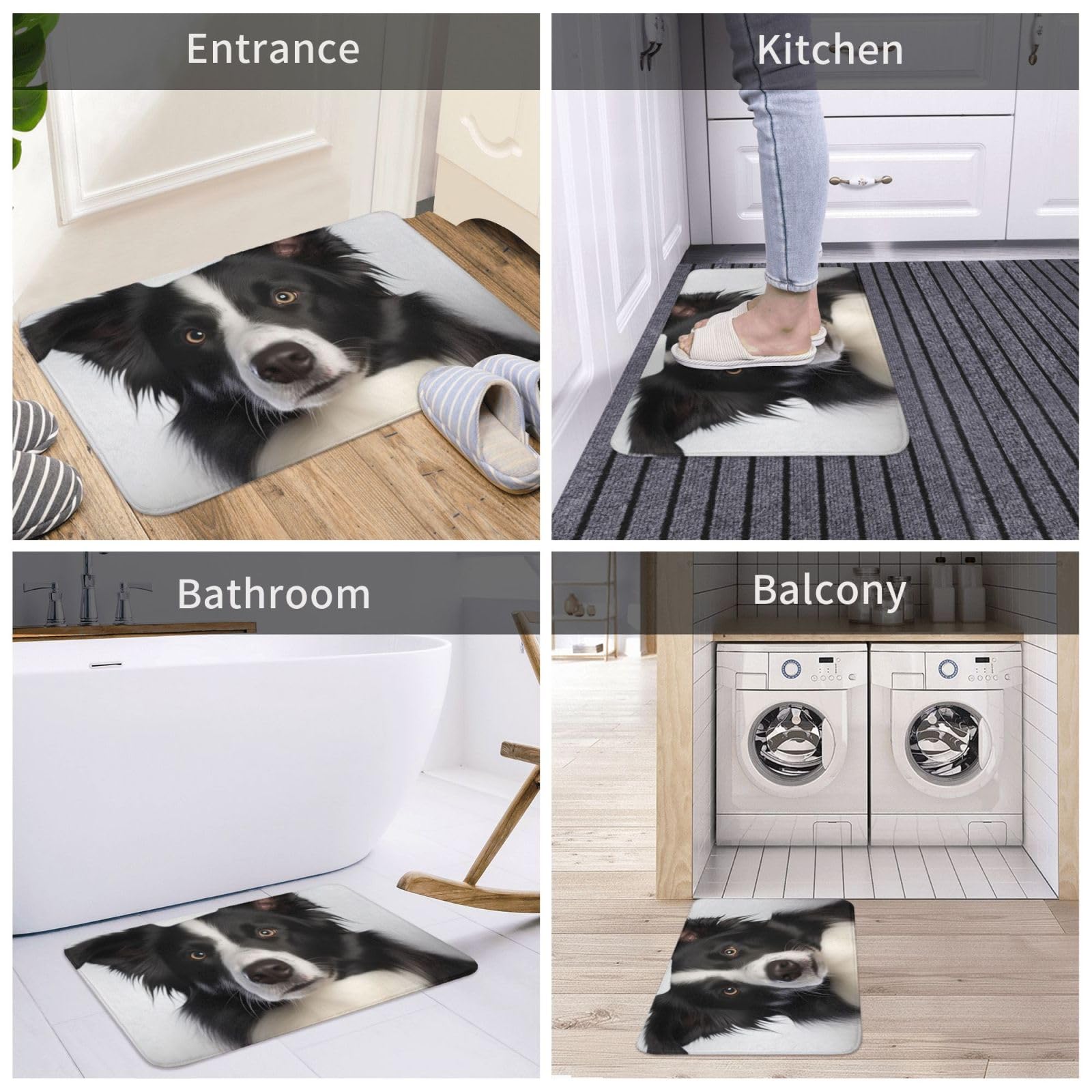 ZMvise - Zerbino in flanella, design speciale per interni ed