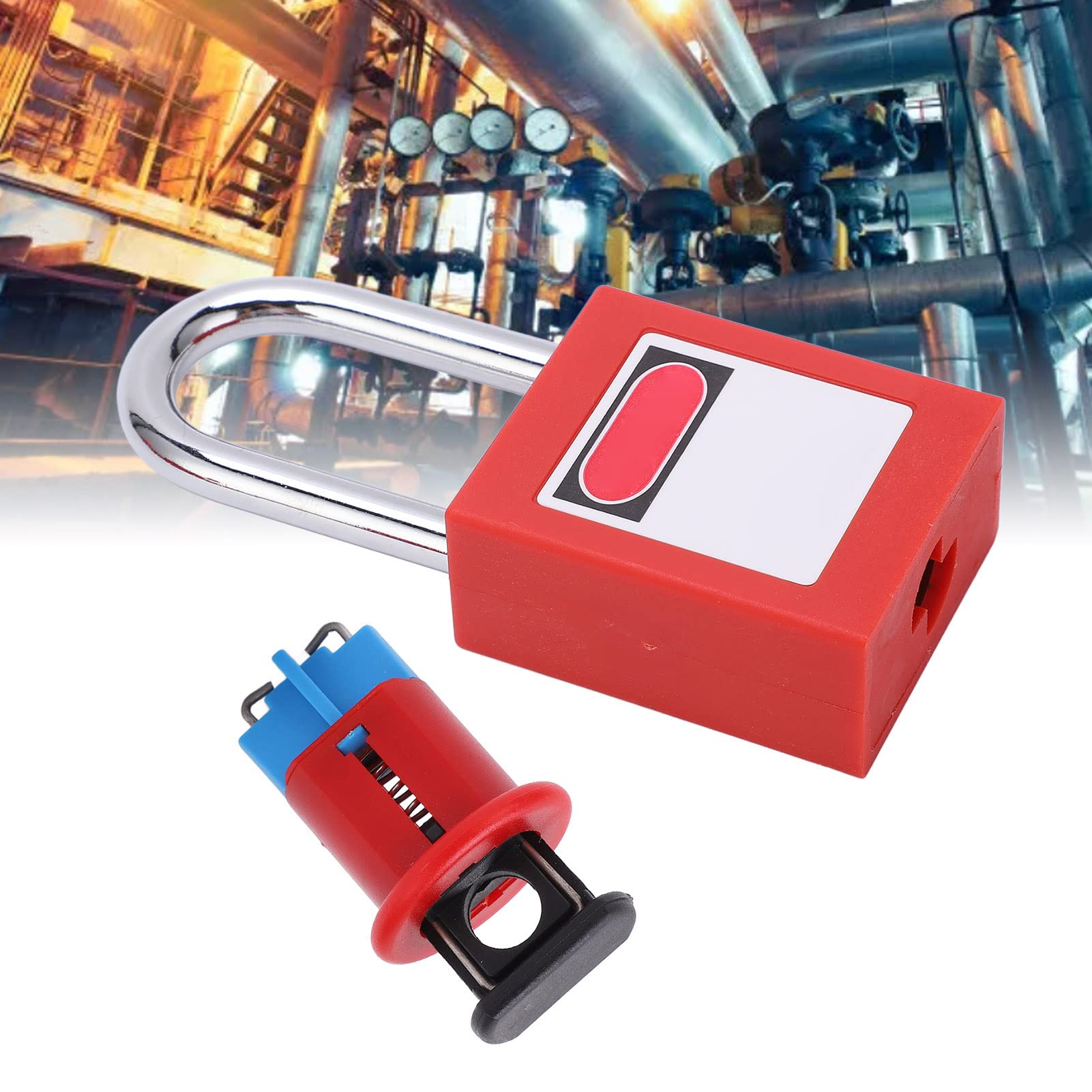 Multipole Circuit Breaker Lockouts, Miniature Circuit Breaker, Lockout Device Safety Circuit Breaker Lock for Industry Electric Power(MPCO+38mm)