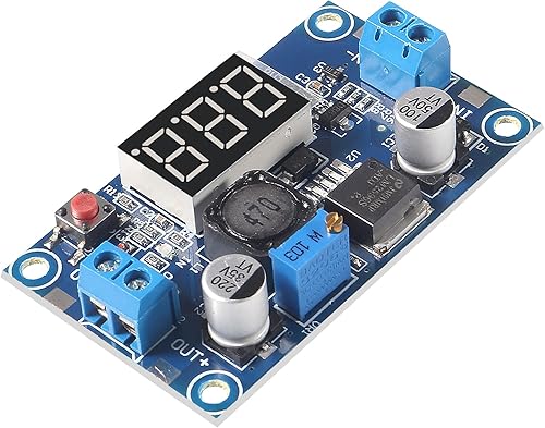 Miniatura 4 de AITRIP Paquete de 5 convertidores Buck LM2596s DC a DC reductor regulador de voltaje módulo de alimentación 36V 24V 12V a 5V 2A Estabilizador de