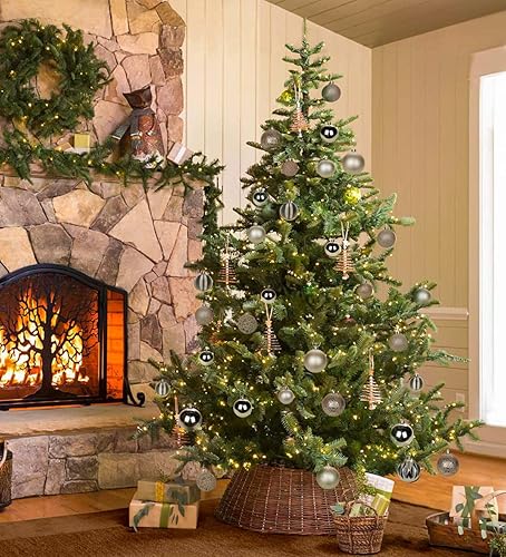 Miniatura 5 de 30 adornos de bola de Navidad de 1.97 pulgadas, no se astillan, decoración de árbol de Navidad, bolas de árbol de Navidad, adornos de Halloween