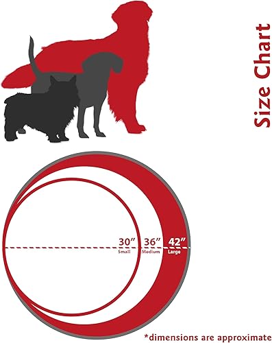 Miniatura 2 de Majestic Pet Products - Cama grande redonda para mascotas Sage Plantation para interior y exterior con cubierta lavable extraíble