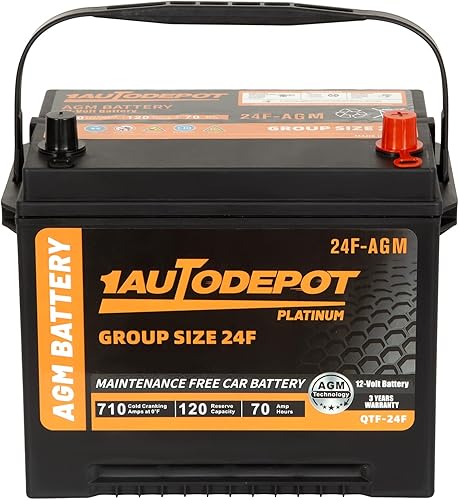 Miniatura 8 de BCI Group - Batería de coche 24F, batería automotriz de 12 V 70 Ah, baterías AGM sin mantenimiento, 710CCA, 120RC, 36 meses de garantía