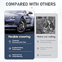 Vista 3 de TadaMark Conjunto de Cubierta de Rodamiento de Rueda y Escuadra de Dirección Delantera Izquierda Compatible con Toyota Corolla 1.8L 2.4L 2009-2013