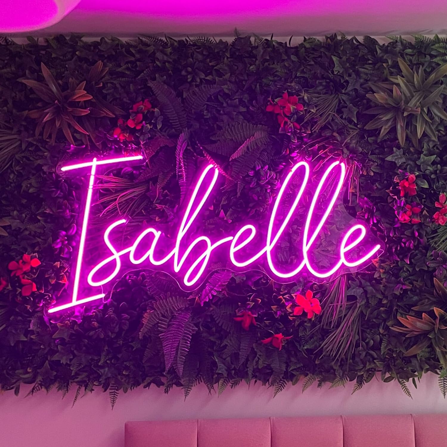 Custom Neon Sign, LC SIGN Neon Name Signs Personalized for Kid Rooms, LED Name Neon Light for Wedding, Bedroom Wall Decor, Customized Shop Signs Business Sign